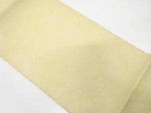 アンティーク　紗　流水に紅葉模様織り出し袋帯（材料）